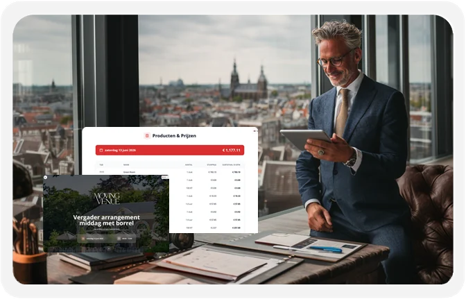 Een compacte, zakelijke offerte op één pagina voor vergaderingen