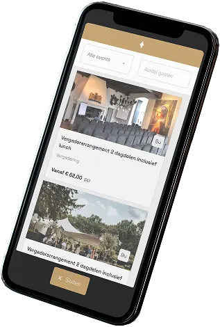 De Constell-app op een telefoon