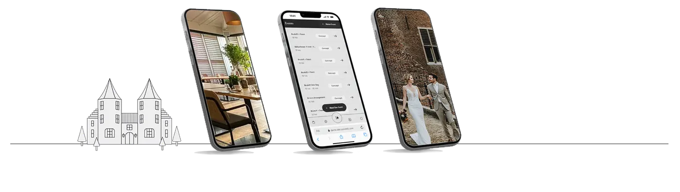 Premium software voor trouw-, event- en vergaderlocaties