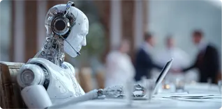Constell Sales-Agent - Futuristische AI robot voor trouwlocaties
