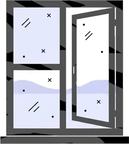 Window illustratie